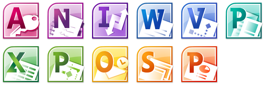 Microsoft Office 2010 Logo Icon