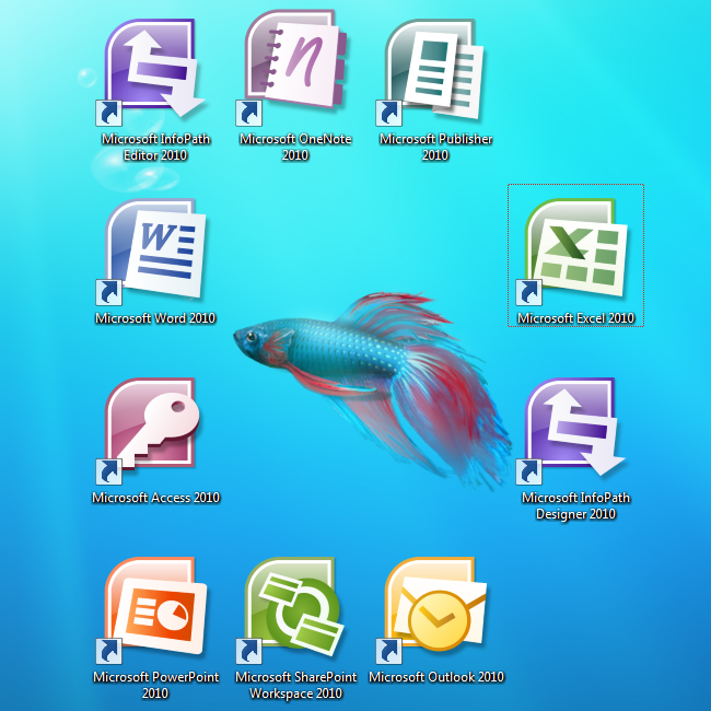 Microsoft Office 2010 Windows 7