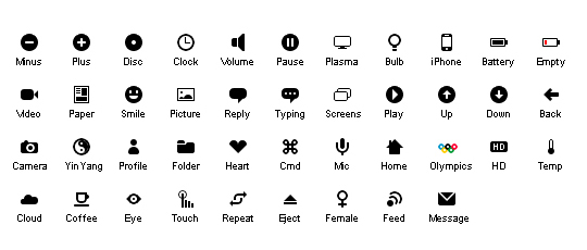 Minimalist Icon Set