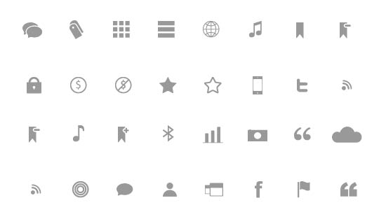 Minimalist Icon Set