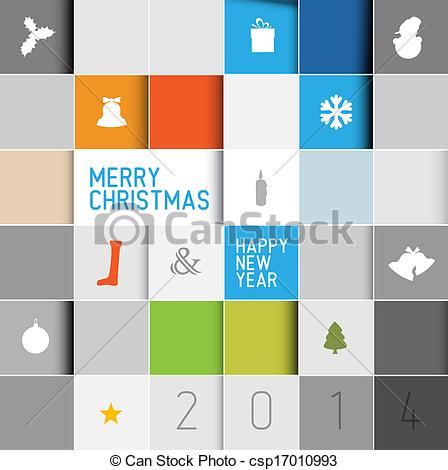 Modern Christmas Card Graphics Modern Christmas Card Graphics