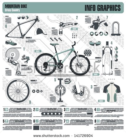 Mountain Bike Wheel Graphic