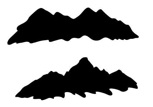 Mountain Silhouette Vector