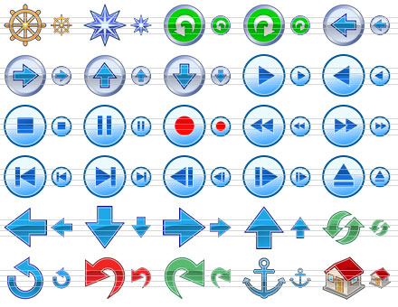 Navigation Toolbar Icons