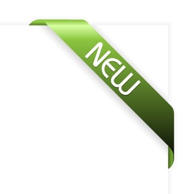 New Corner Ribbon Vector New Corner Ribbon Vector