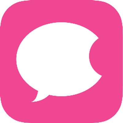 Pink iPhone Message Icon Pink iPhone Message Icon