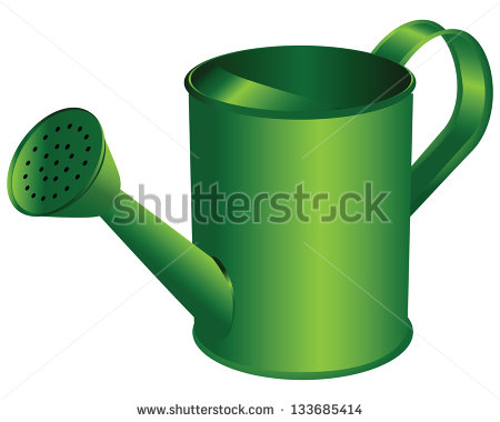 Plant Watering Can Illustration