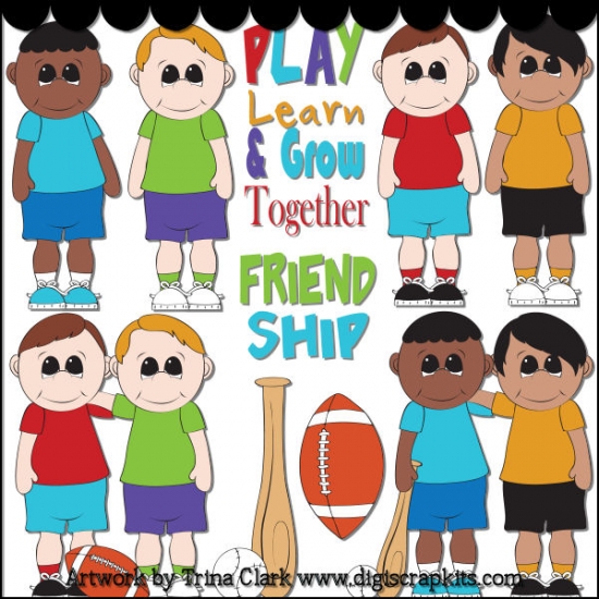 Play Learn and Grow Together Clip Art