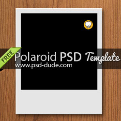 Polaroid Photoshop Template