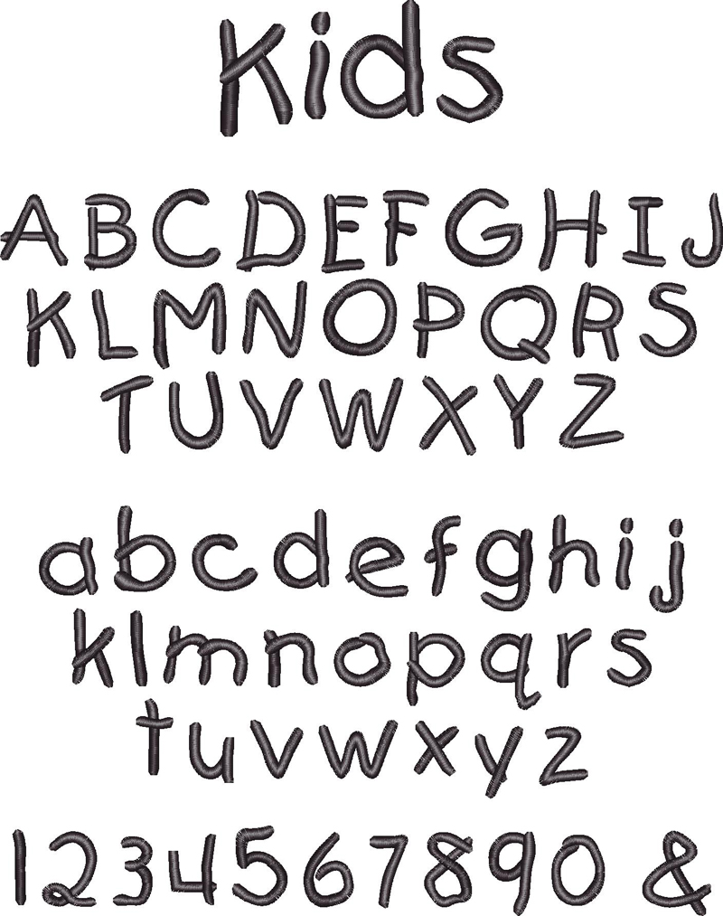 Print Style Font