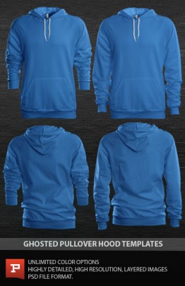 Pullover Hoodie Mockup Templates