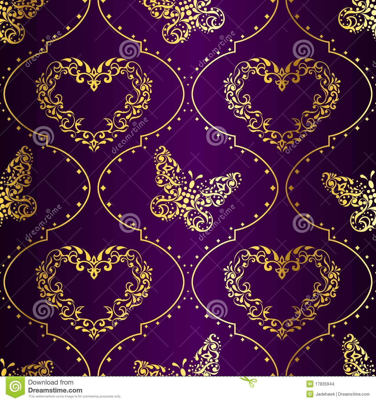 Purple and Gold Design