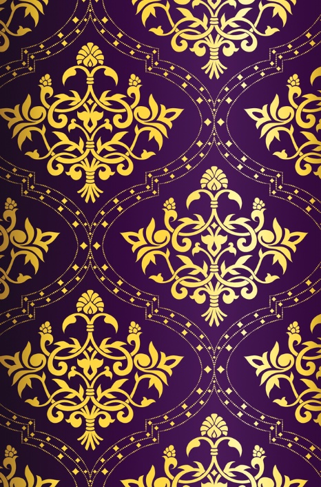 Purple and Gold Patterns