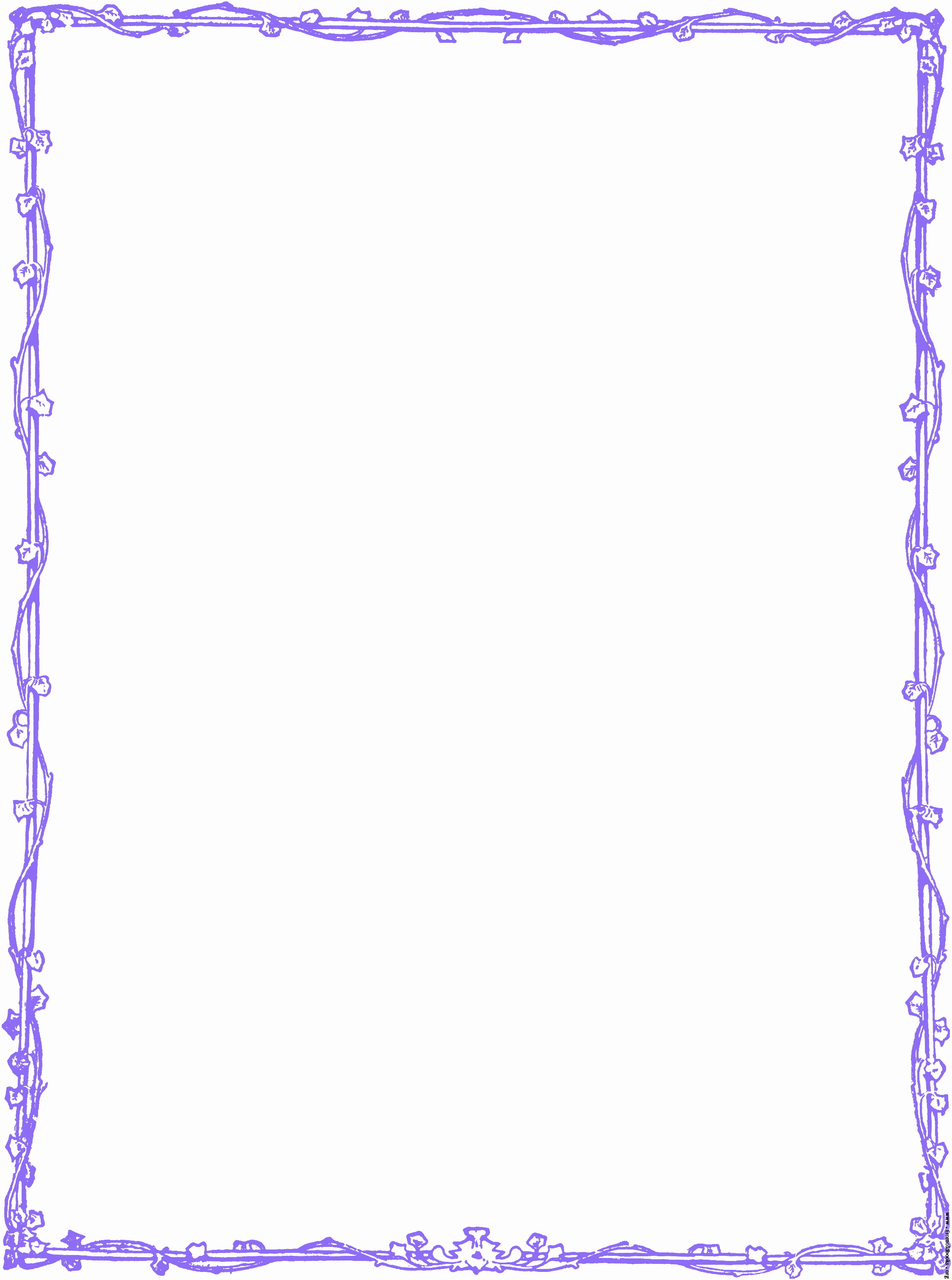 Purple Page Borders