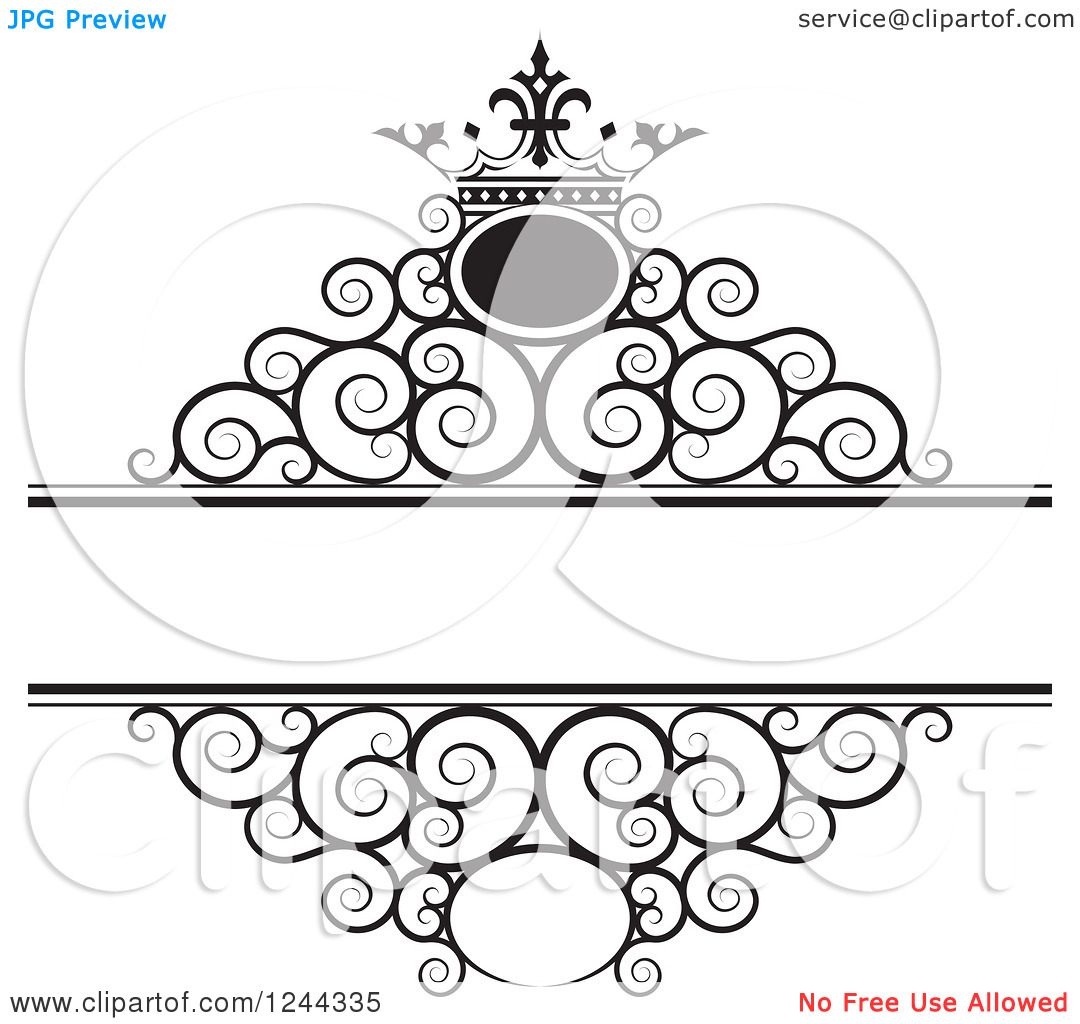Purple Swirls Border Clip Art Purple Swirls Border Clip Art