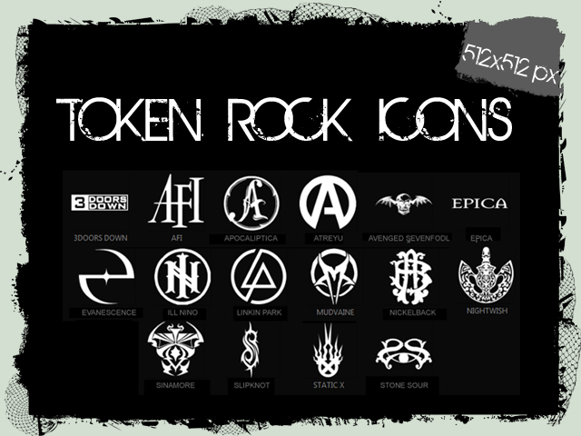 Rock Music Folder Icons Rock Music Folder Icons