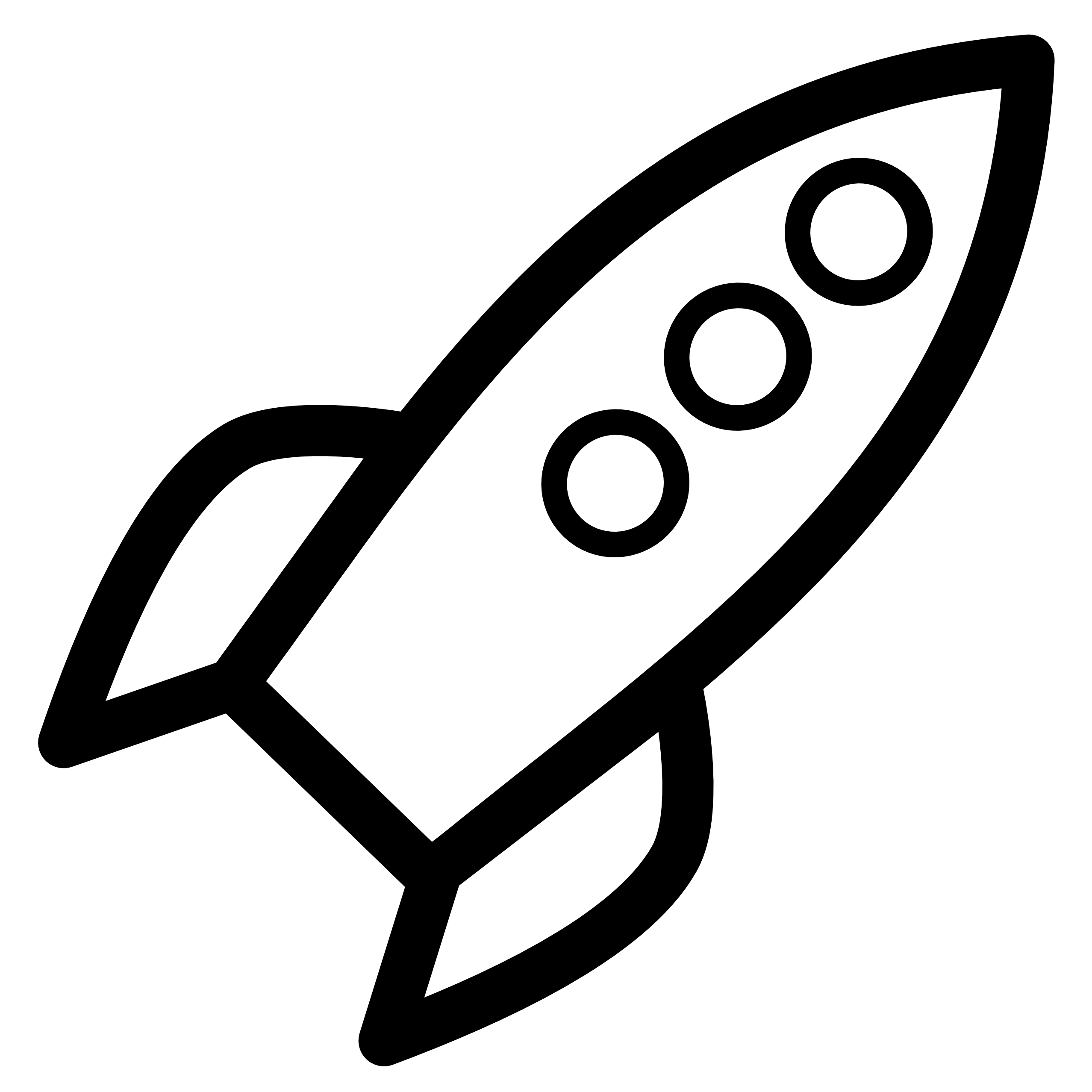 Rocket Clip Art Black and White