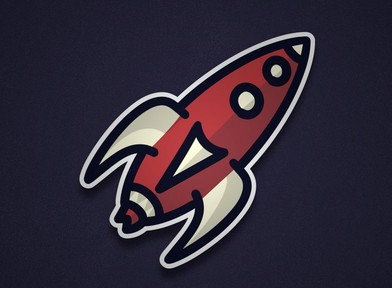 Rocket Icon Vector Free