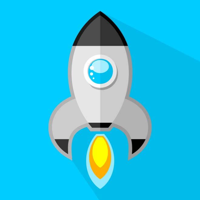 Rocket Icon Vector