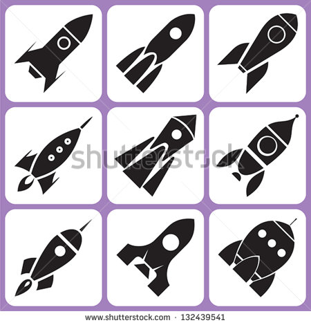 Rocket Ship Vector Icon