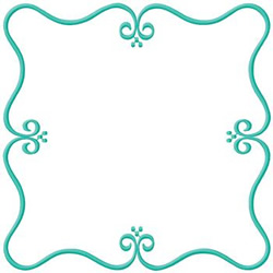 Scroll Border Embroidery Design