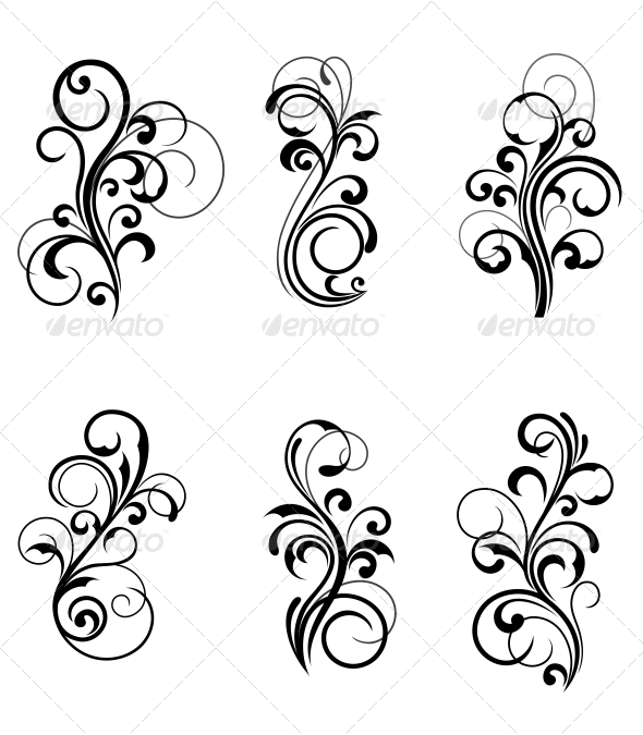 Scroll Pattern Designs Swirls