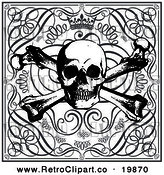 Skull and Crossbones with Crown Skull and Crossbones with Crown