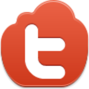 Small Twitter Icon Red