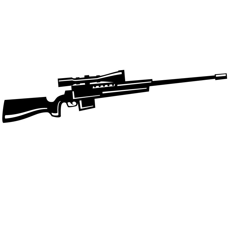 Sniper Rifle Gun Clip Art