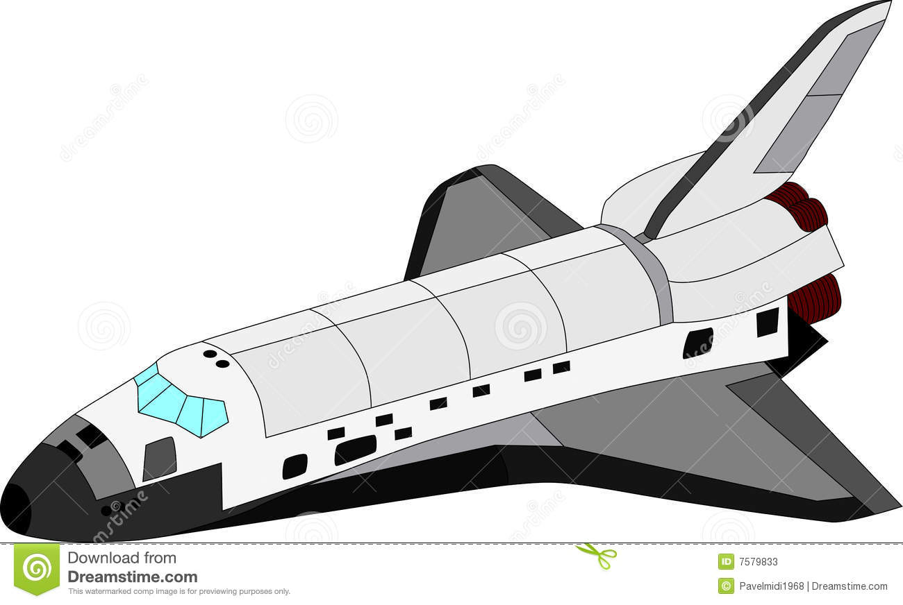 Space Shuttle Clip Art Vector