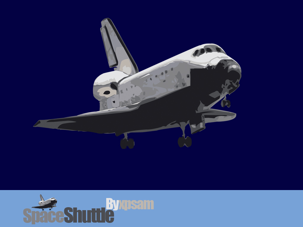 Space Shuttle Vector Art