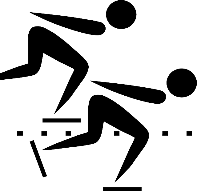 Speed Skating Clip Art