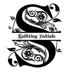 Split Letter Monogram Fonts