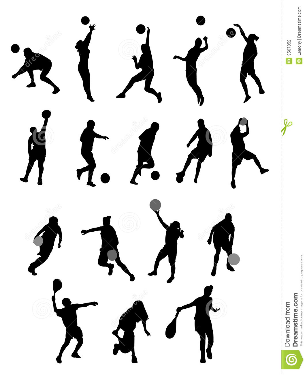 Sports Silhouettes