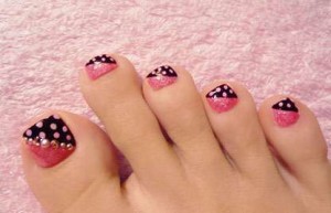 Spring Toe Nail Art