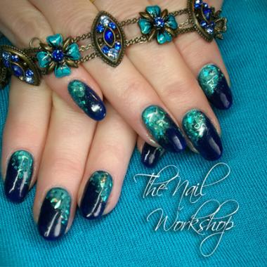 Teal Nail Art Designs