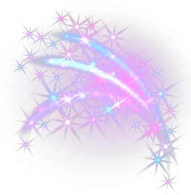 Transparent Purple Sparkles