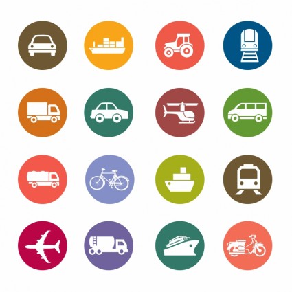 Transportation Icons Free Download