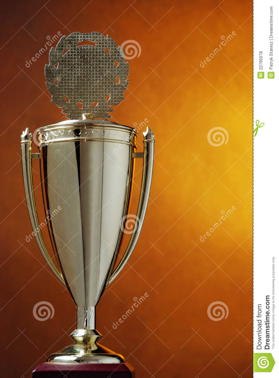 Trophy Yellow-Orange Background