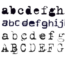 Typewriter Font Word