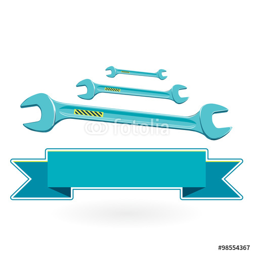 Under Construction Ribbon Banner Vector