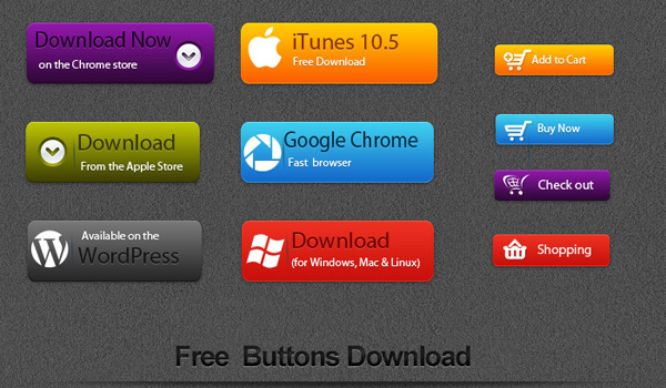 Vector Buttons Free Download