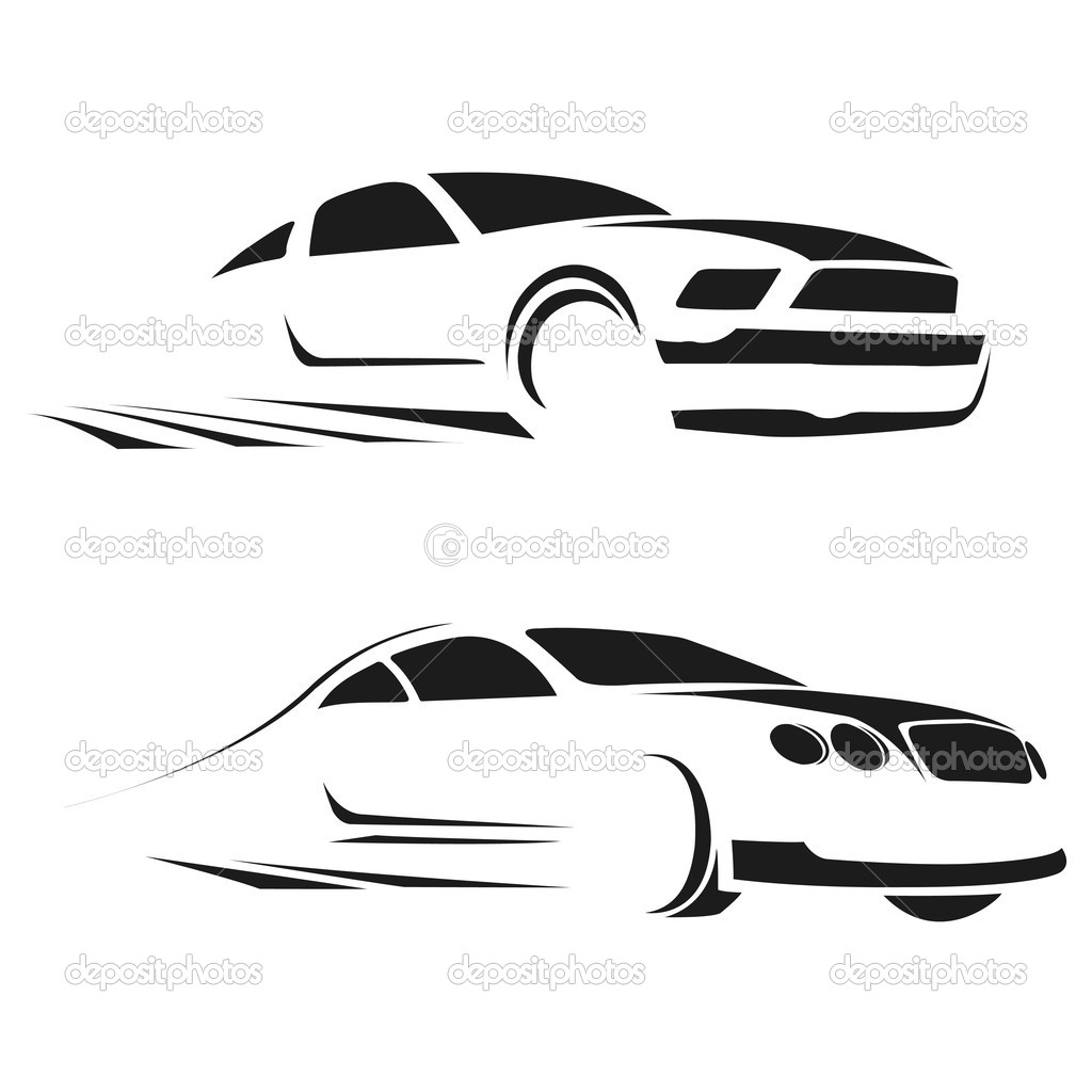 Vector Car Outline Logo