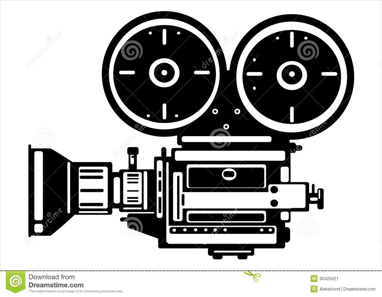 Vintage Film Camera Vector