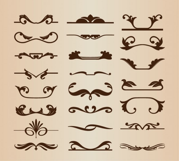 Vintage Vector Design Elements Vintage Vector Design Elements