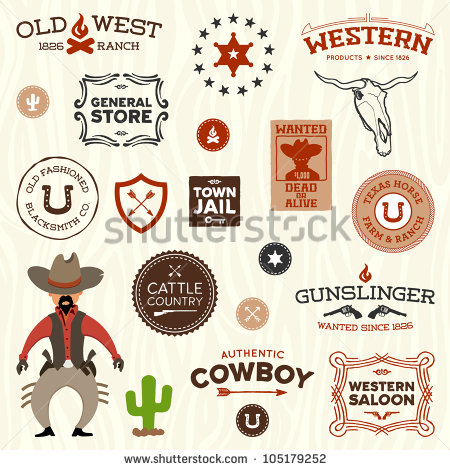 Vintage Western Graphic Design Vintage Western Graphic Design