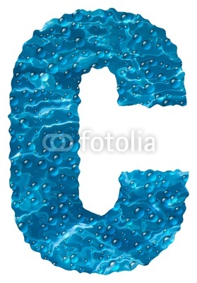 Water Letter C Fonts