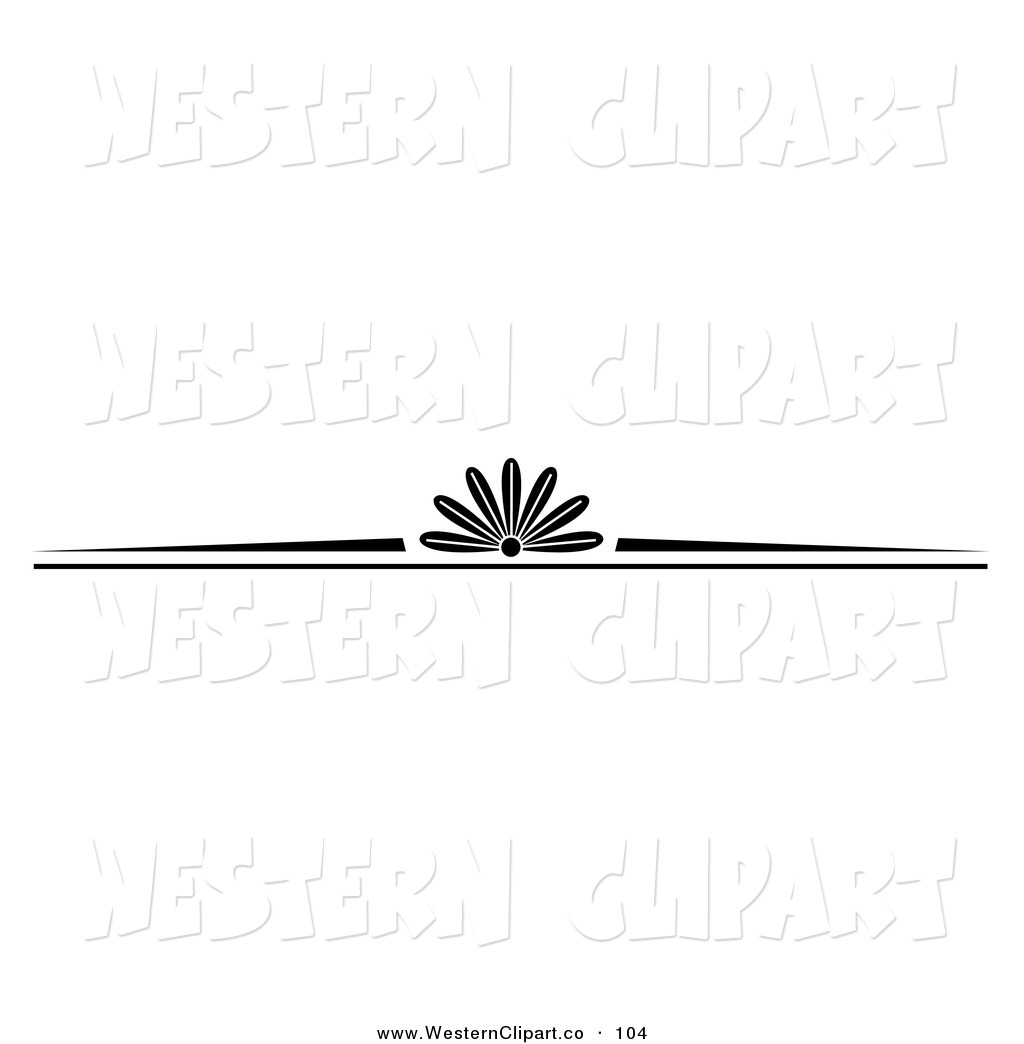 Western Clip Art Black and White