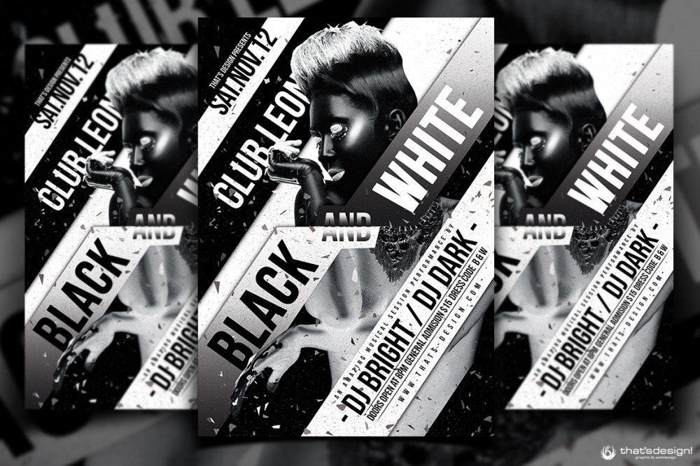 White Party Flyer Template White Party Flyer Template