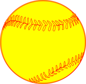 Yellow Softball Clip Art Free